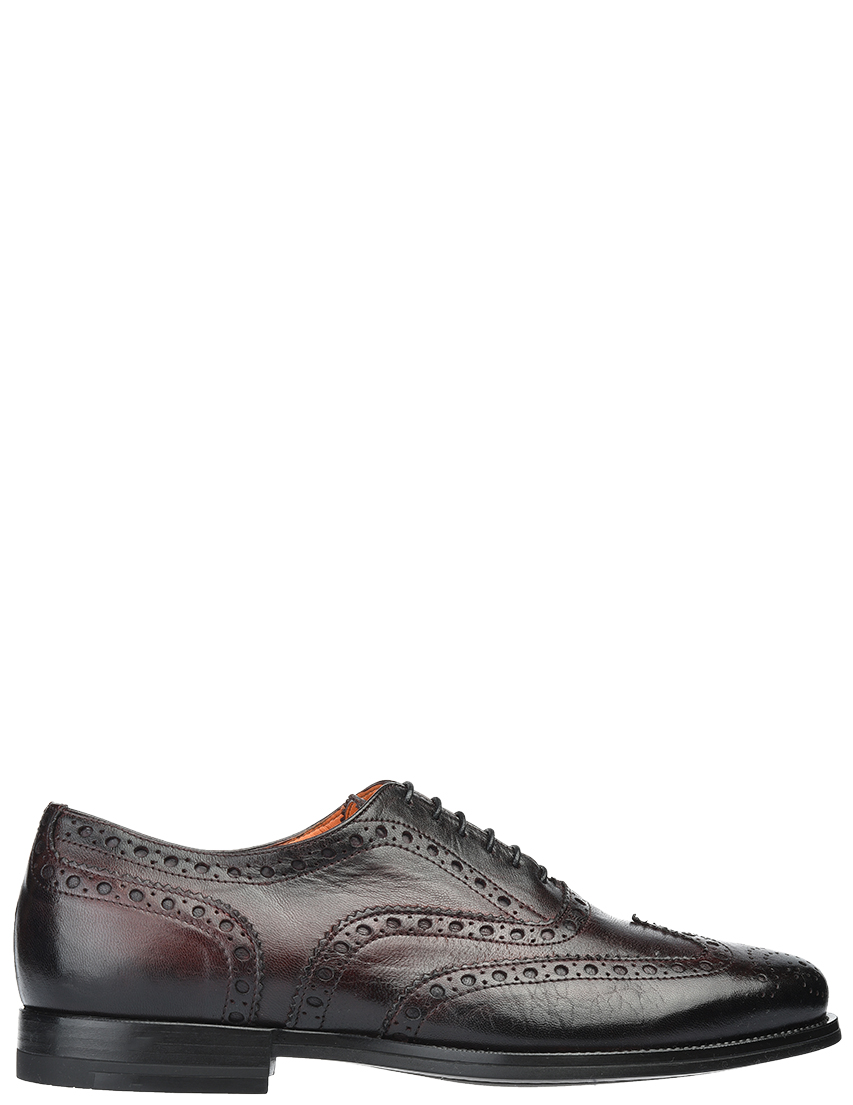 Мужские оксфорды Santoni S15752-58_bordo