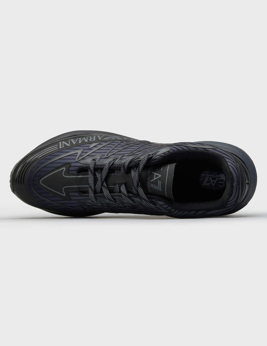 черные мужские Кроссовки Ea7 Emporio Armani 129336_black 12607 грн