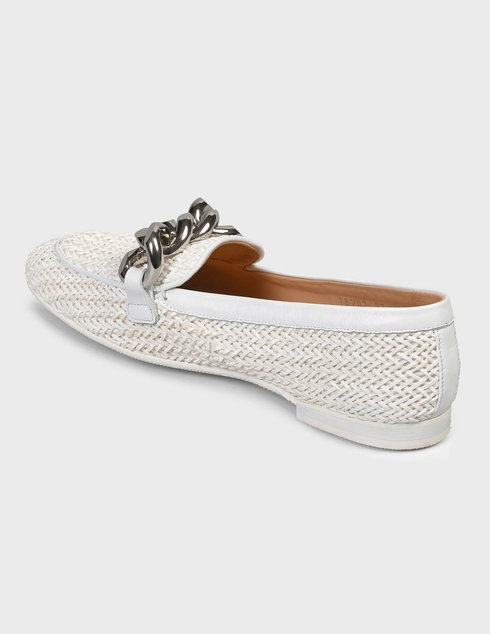 женские белые Лоферы Casadei 207-white - фото-2