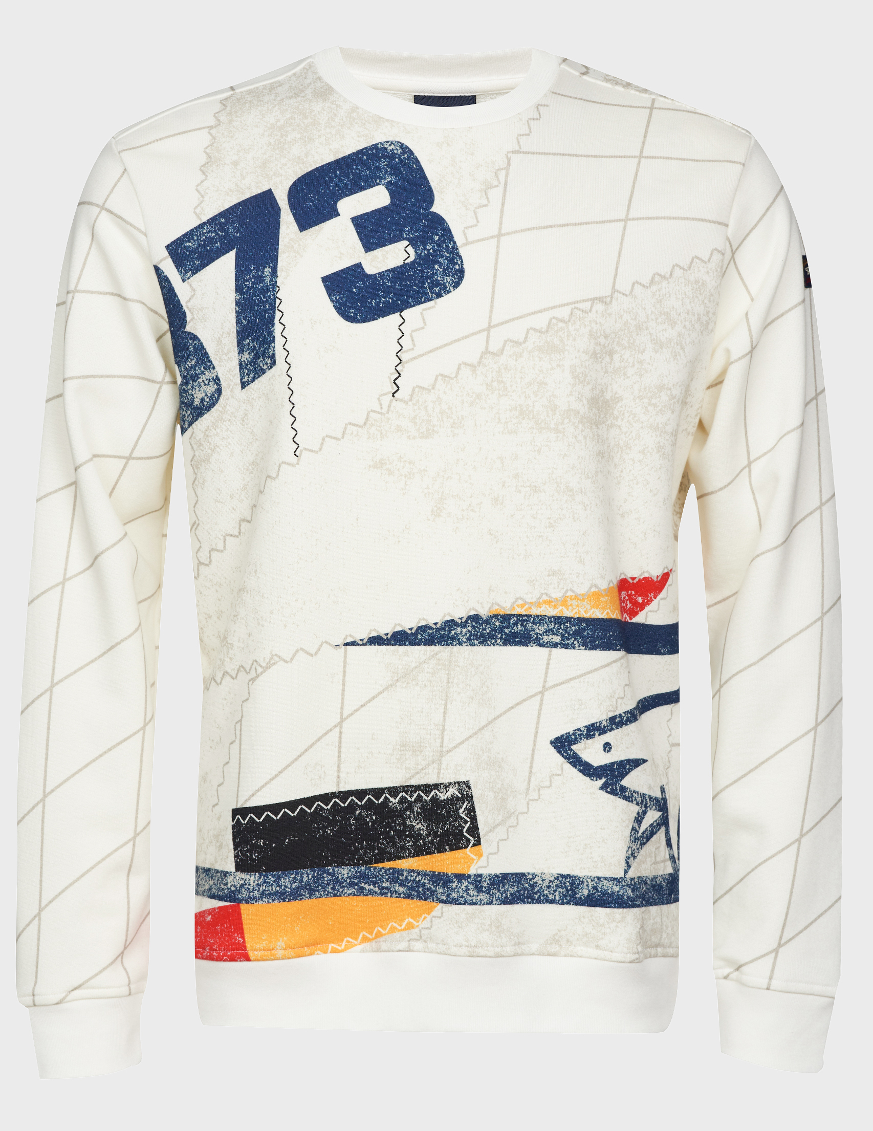 

Джемпер, Белый;принт