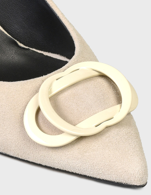 женские белые замшевые Туфли Evaluna 1693-white - фото-5