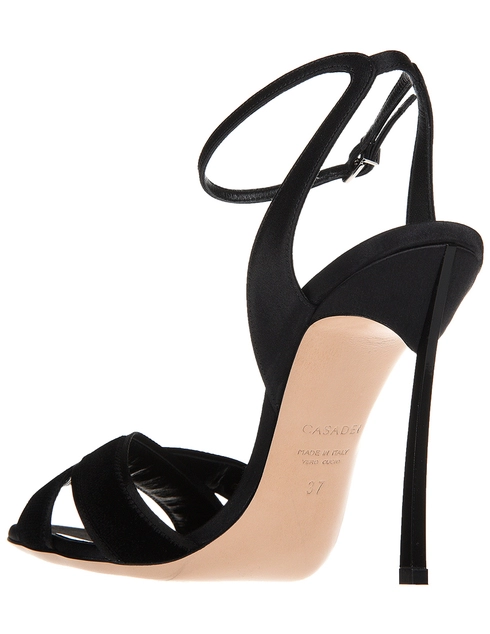 женские черные Босоножки Casadei 791_black - фото-2