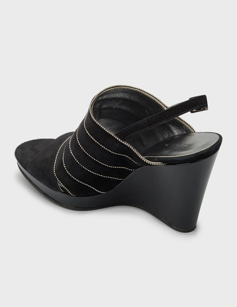 женские черные Босоножки Lorbac 7100_black - фото-2