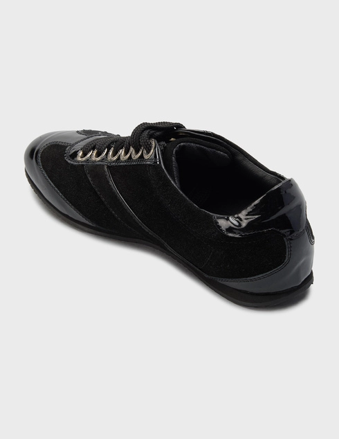женские черные Кроссовки Alessandro Dell'Acqua 04039d_black - фото-2