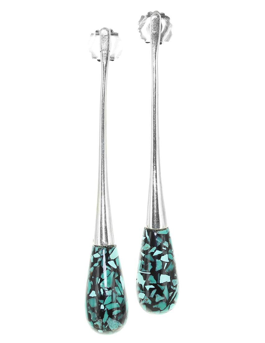 

Серьги, Бирюза