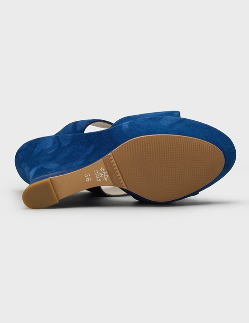 синие Шлепанцы Massimo Santini 7489_blue размер - 38; 41