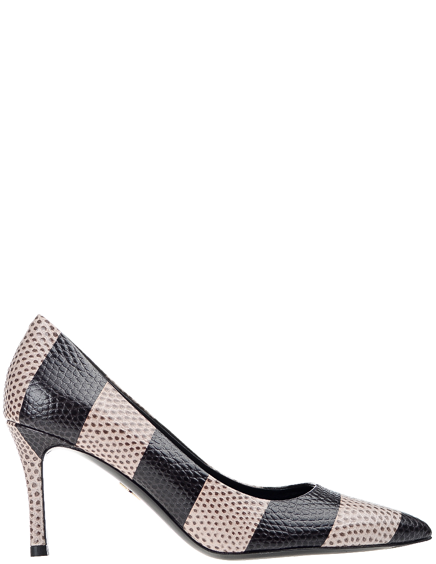 

Туфли, Черный;бежевый