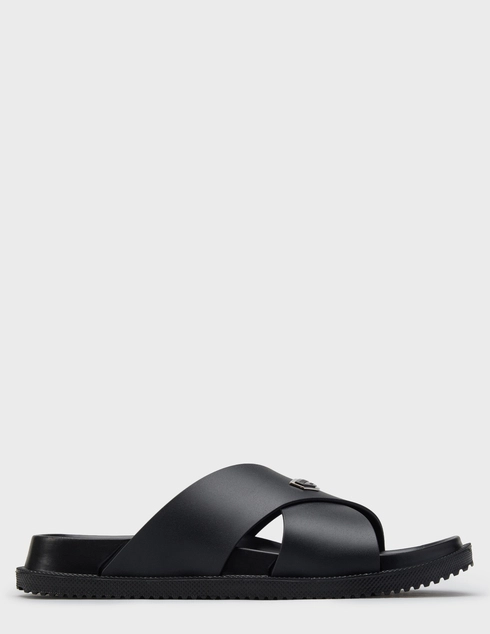 мужские черные резиновые Шлепанцы Antony Morato FF00033AF0200019_black - фото-5