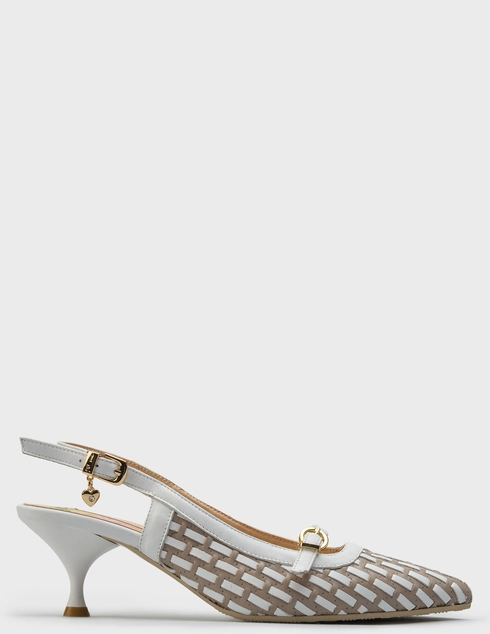 женские бежевые кожаные Босоножки Ilasio Renzoni H8346_beige - фото-5