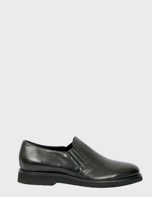мужские черные кожаные Туфли Giampiero Nicola 42751 - фото-5