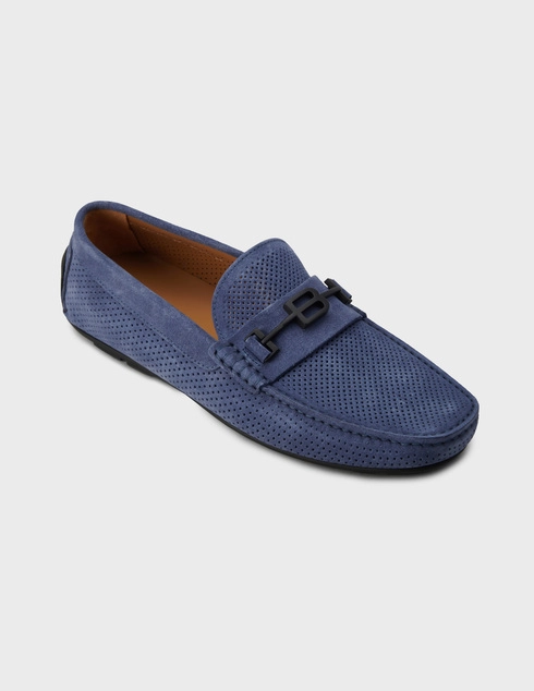 синие Мокасины Baldinini U5E212P1CRFO-1065_blue