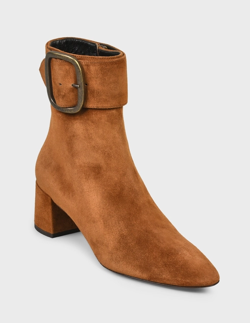 коричневые Ботильоны Saint Laurent Paris 4817-brown