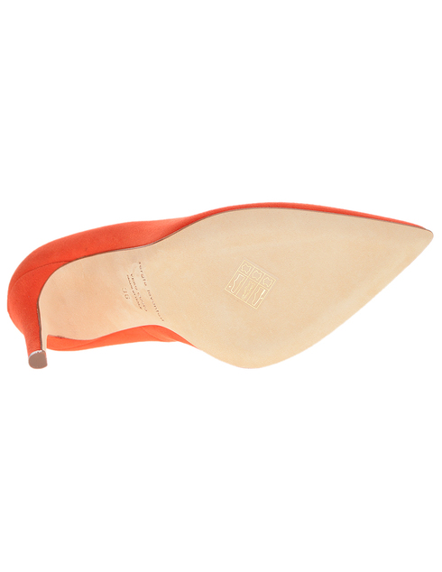 женские оранжевые замшевые Туфли Sergio Levantesi 2510_coral - фото-5
