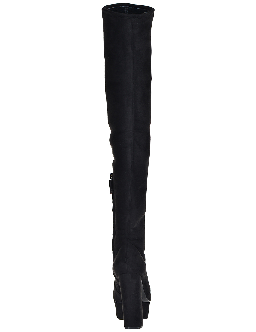 черные женские Ботфорты Casadei 120-000_black 23470 грн
