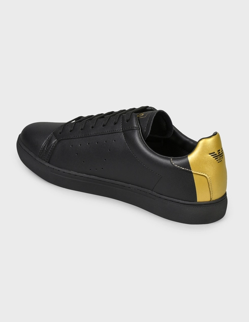 мужские черные Кеды Emporio Armani 4636-black - фото-2