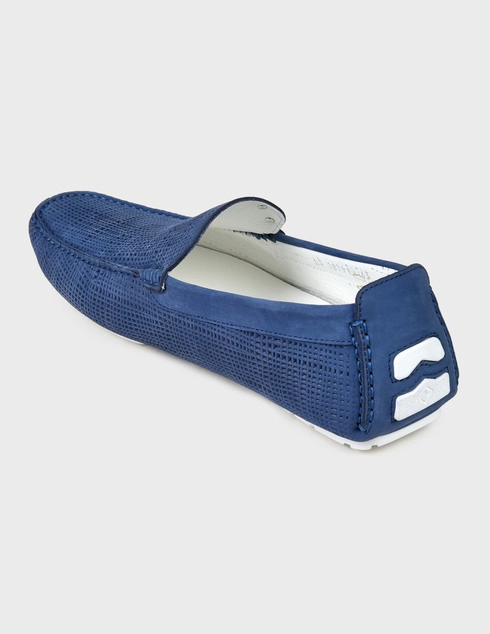 мужские голубые Мокасины Luca Guerrini 10791NB-denim-blue - фото-2