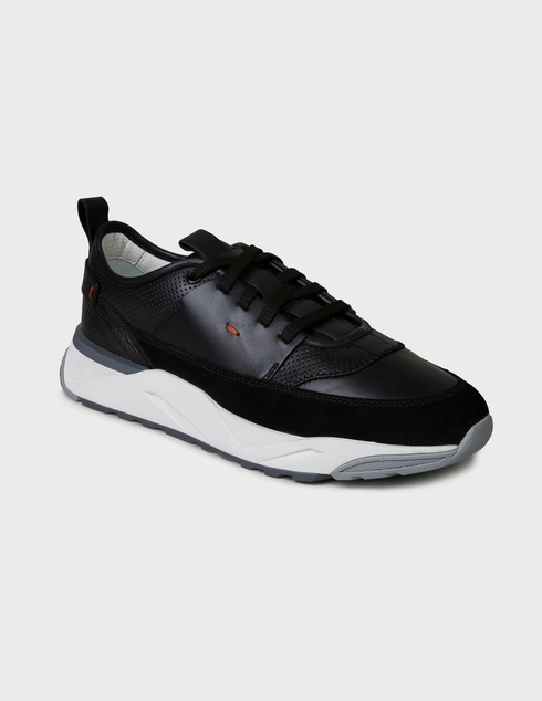 черные Кроссовки Santoni 21274-black