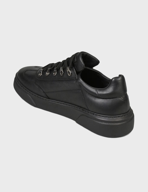 мужские черные Кеды Roberto Serpentini 4857-black - фото-2