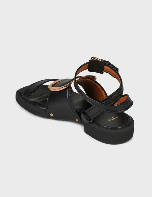 женские черные Сандалии Givenchy 4710-black - фото-2