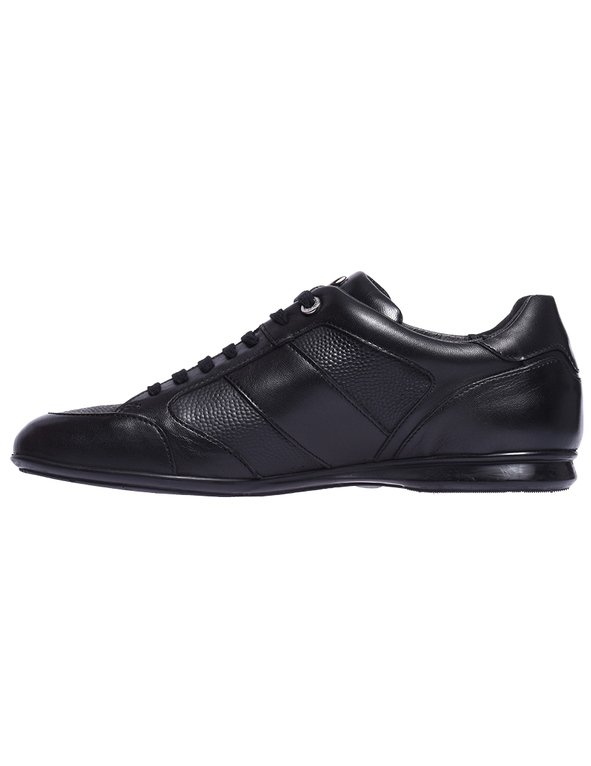мужские черные Кроссовки Roberto Botticelli 412black - фото-2