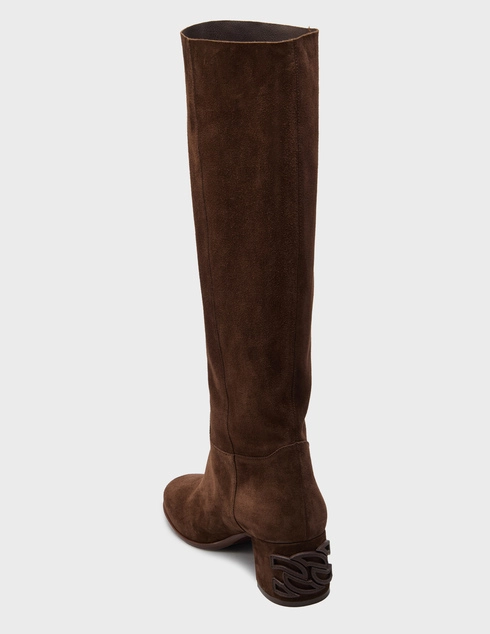 женские коричневые Сапоги Casadei 376_brown - фото-2