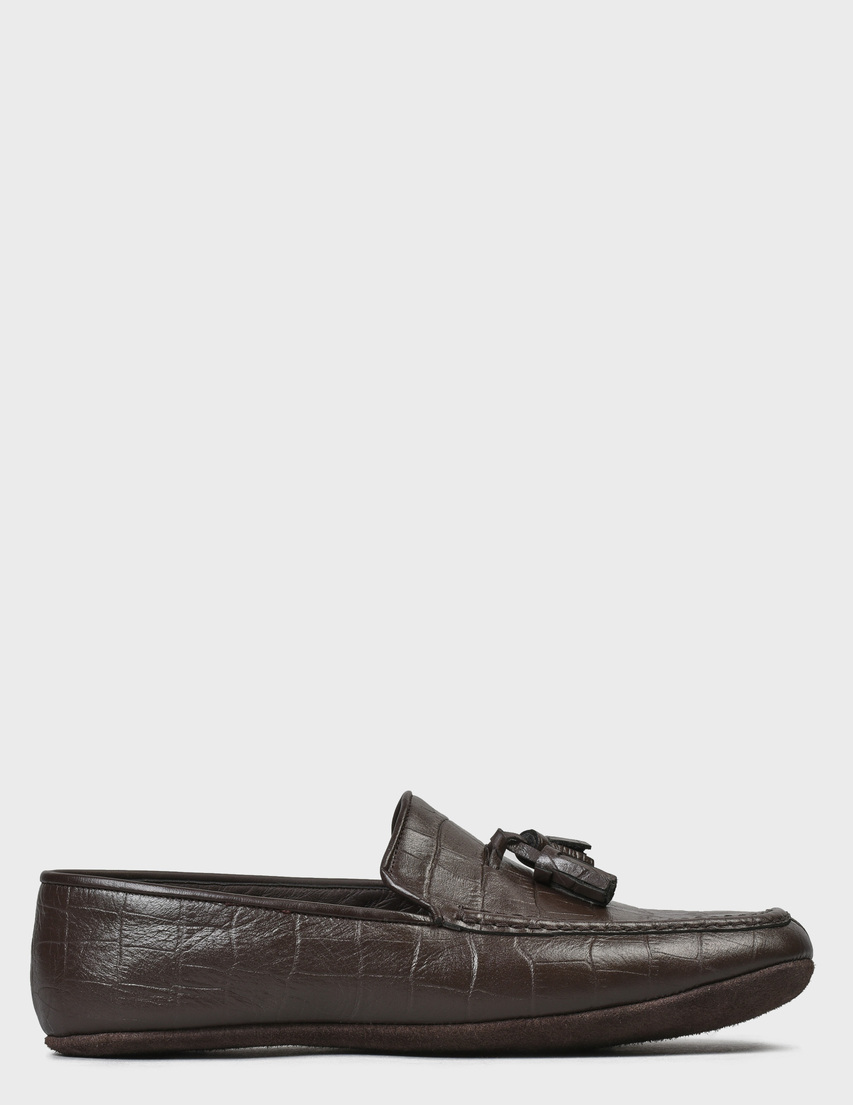 мужские коричневые Мокасины C.r.b. Creazioni 5506-brown - фото-6