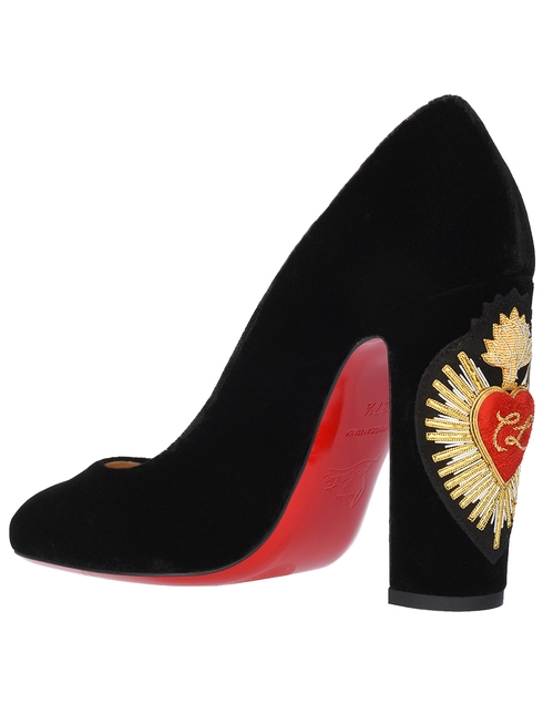 женские черные Туфли Christian Louboutin CL1120_black - фото-2