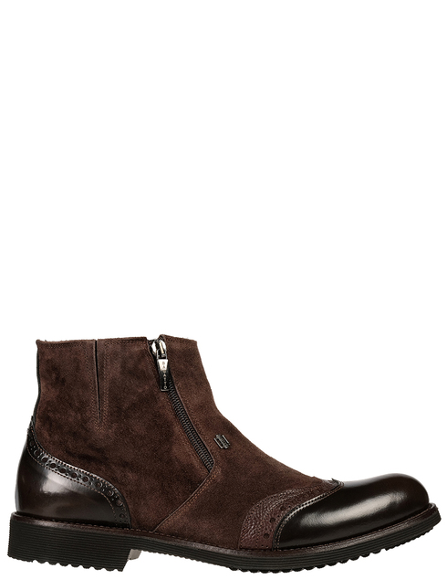 мужские коричневые замшевые Ботинки Bagatto 2435_brown - фото-5