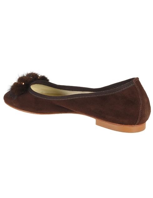 женские коричневые Балетки Ballerina 508_brown - фото-2