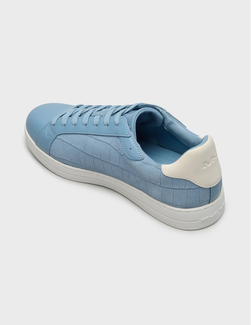 мужские голубые Кеды Michael Kors 42S6KEFS3L_blue - фото-2