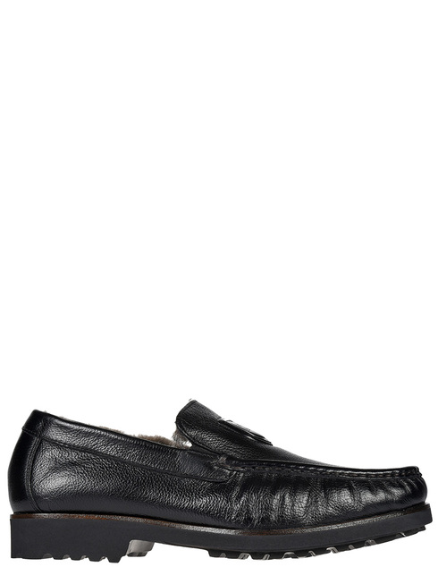 мужские черные кожаные Туфли Mario Bruni 524-black - фото-5
