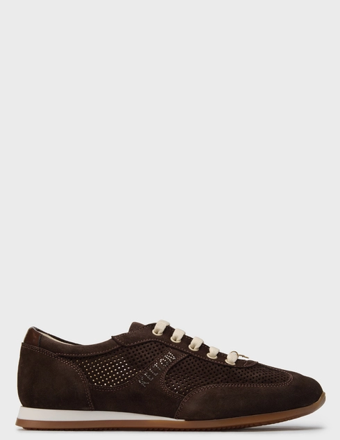 женские коричневые замшевые Кроссовки Kelton 5904-brown - фото-5