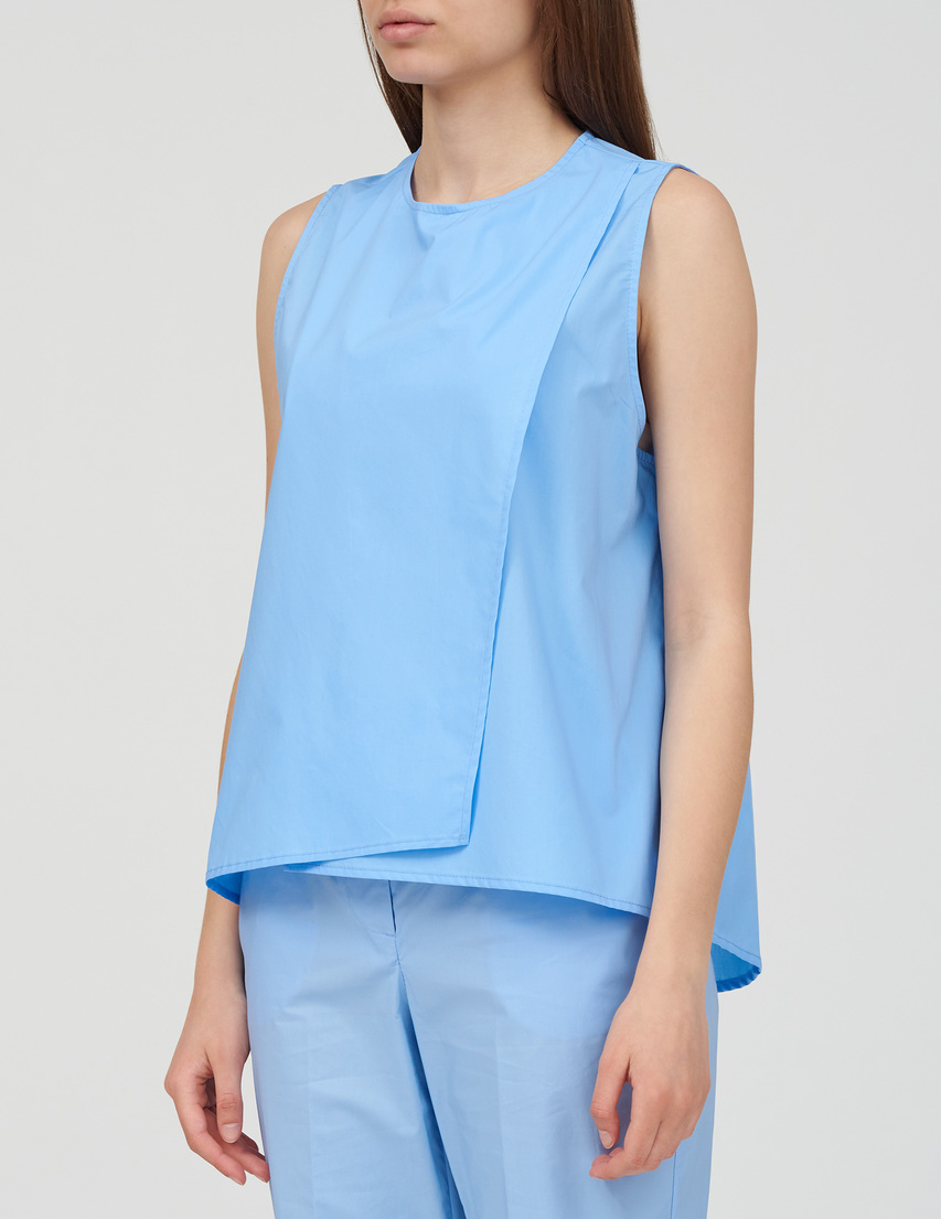 Kaos LE-012-cott-AZZURO_blue фото-2