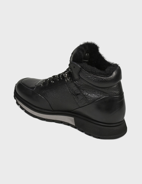мужские черные Ботинки Roberto Serpentini 4860-black - фото-2
