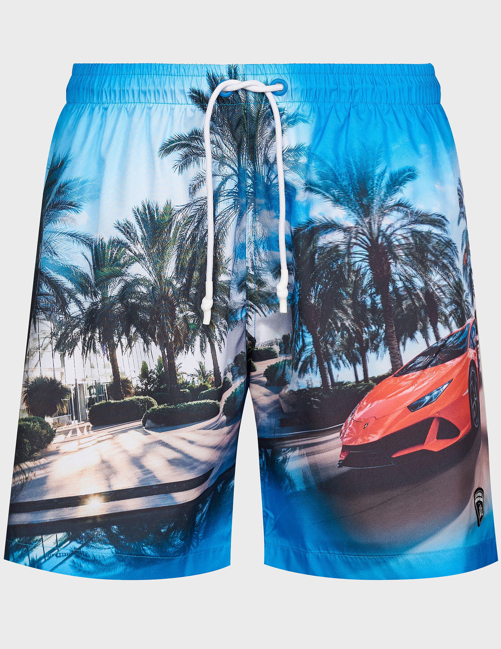 

Шорты, Многоцветный;принт