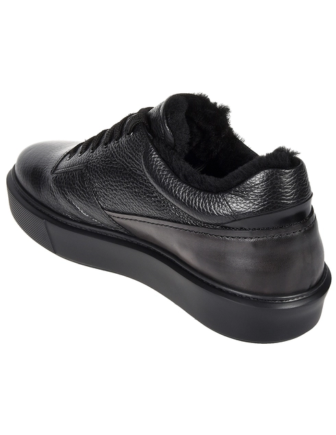 мужские черные Кроссовки Giampiero Nicola 166104-black - фото-2