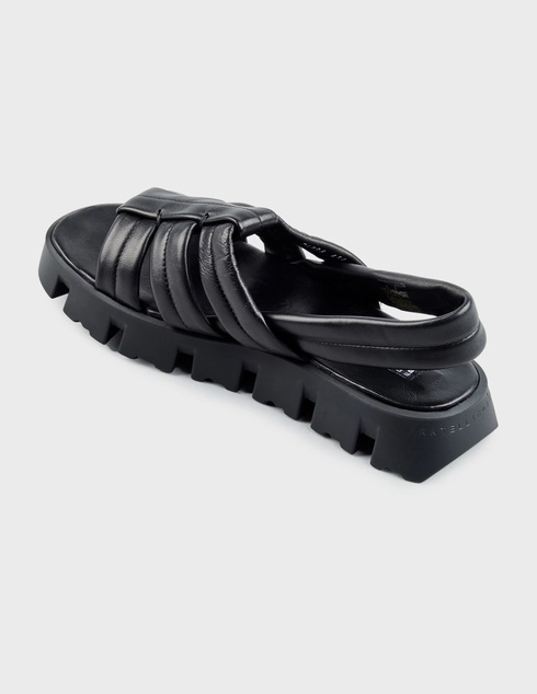 женские черные Сандалии Fratelli Rossetti 76896_black - фото-2