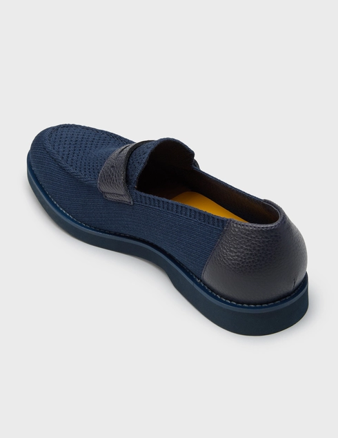 мужские синие Лоферы Doucal'S 3514_blue - фото-2