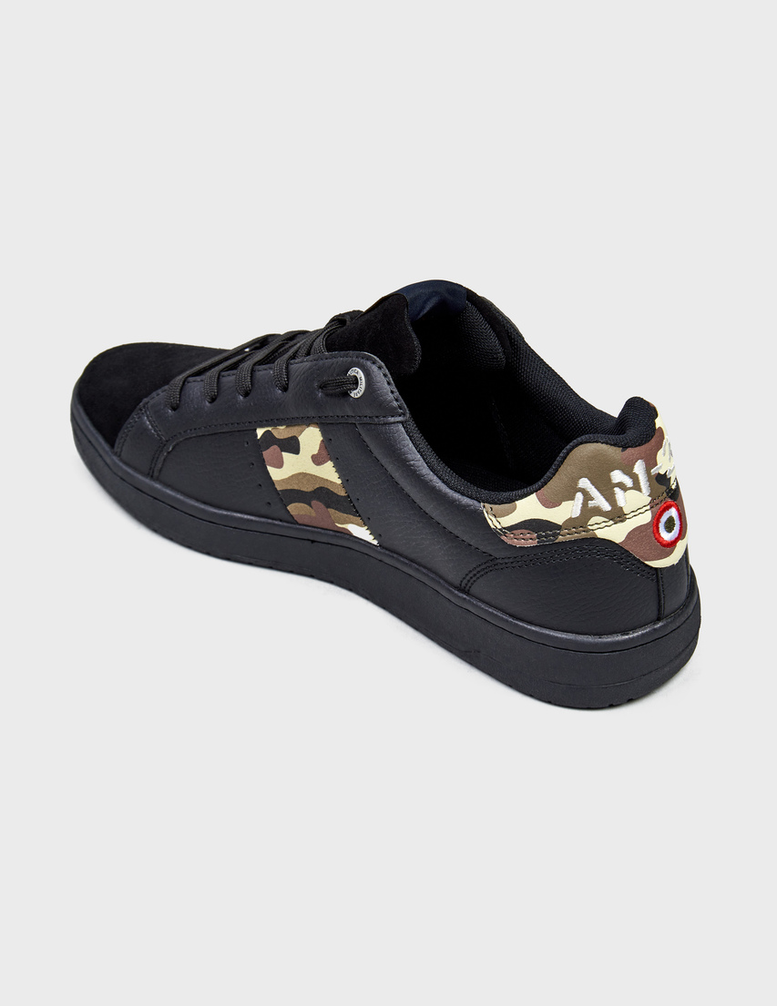 мужские черные Кеды Aeronautica Militare 241SC211CT3226-94451 - фото-2