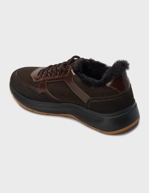 мужские коричневые Кроссовки Baldinini U6B216A1CRLA-3025_brown - фото-2