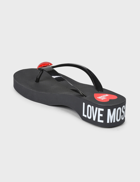 женские черные Пантолеты Love Moschino AGR-28194-13000-black - фото-2