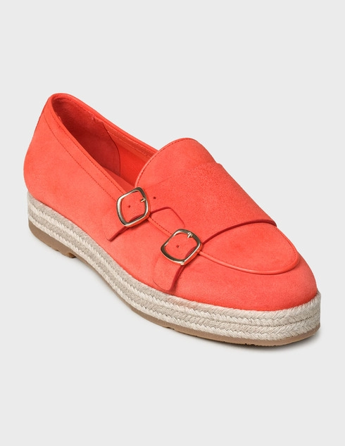 коралловые Эспадрильи Santoni WAJA57981ZNASLCPR37-coral