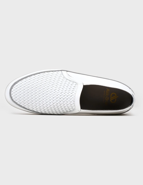 белые мужские Слипоны Aldo Brue 8124-white 9660 грн