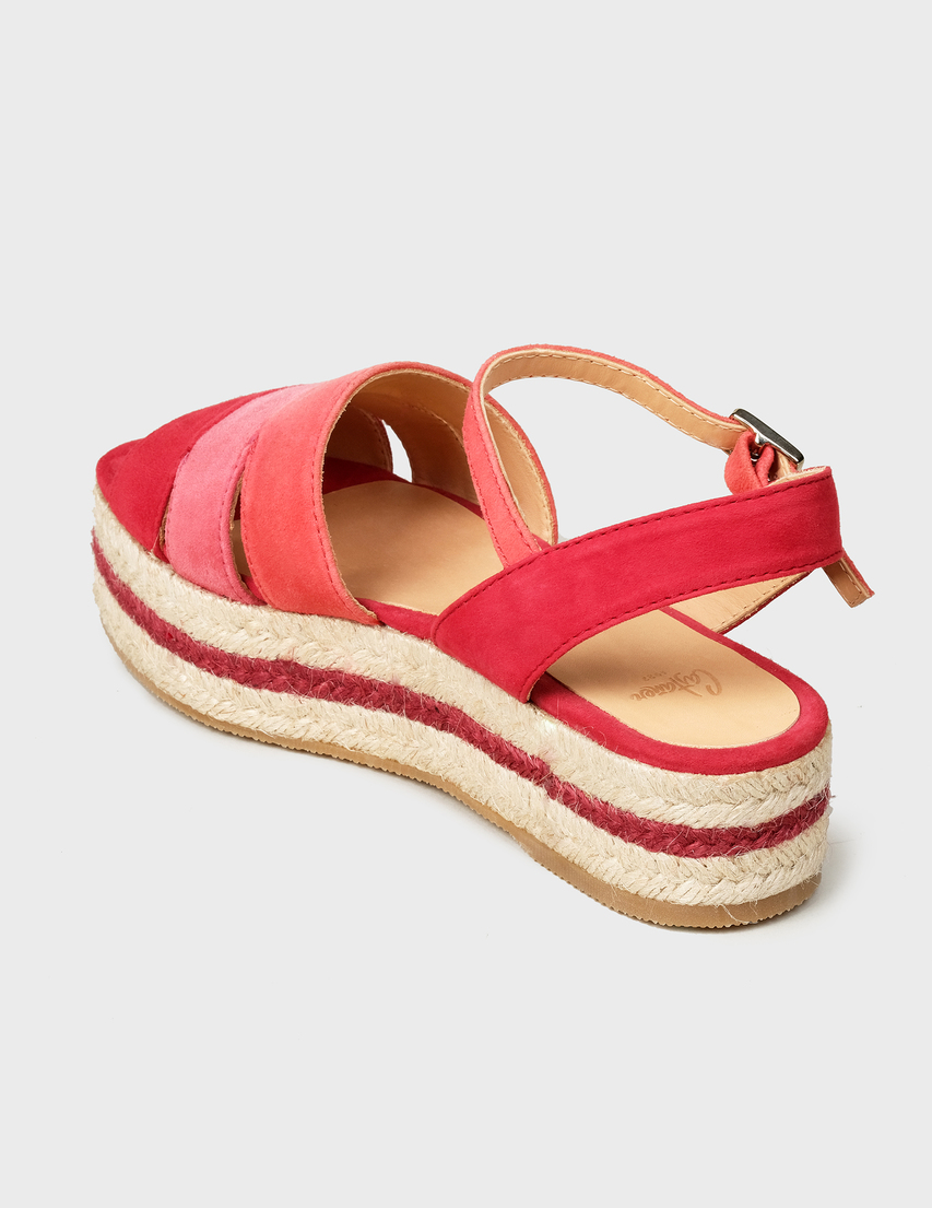 женские красные Босоножки Castaner Cast-WANG-MULTI-red - фото-2