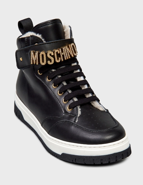 черные Кеды Moschino 76013-K_black