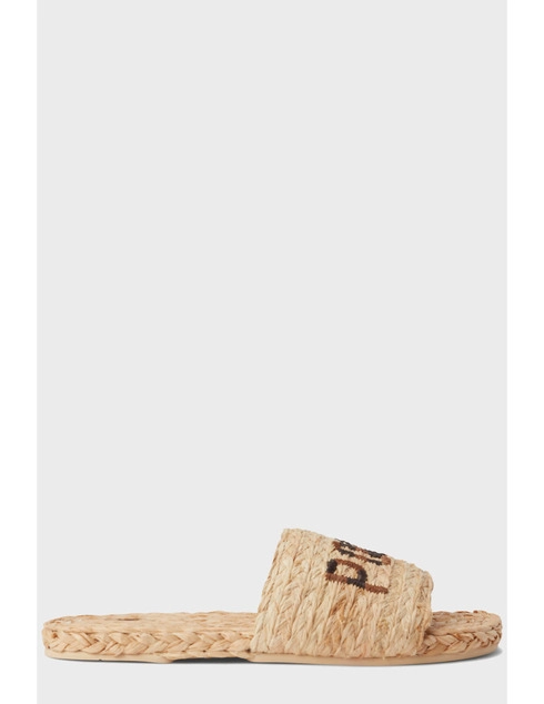 бежевые Шлепанцы Polo Ralph Lauren RALPH_LAUREN_2024 размер - 37; 38.5