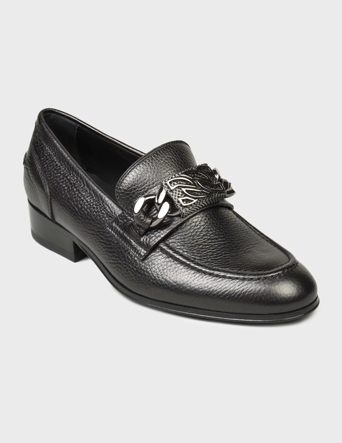 черные Лоферы Casadei 163_blakc