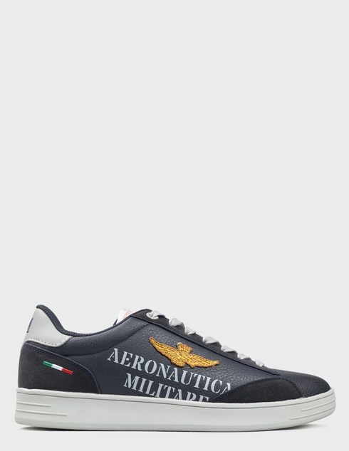 мужские синие  Кеды Aeronautica Militare 3385_blue - фото-5