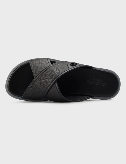 черные мужские Шлепанцы Baldinini 151-black 11021 грн
