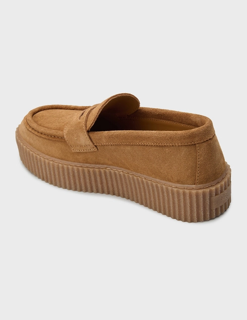женские коричневые Лоферы Weekend Max Mara KAPOKLOAFER_brown - фото-2